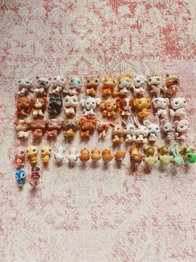 Authentic Vintage Littlest Pet Shop Lot Gen 1 Early Hasbro